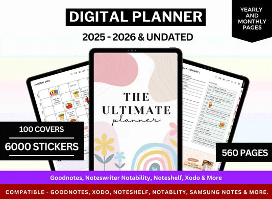 Digital Planner 2025-2026 & Updated